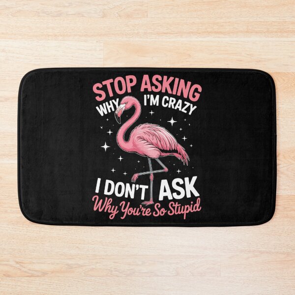 Item preview, Stupid Joke Sayings Flamingo Humor designed and sold by tearbytea.