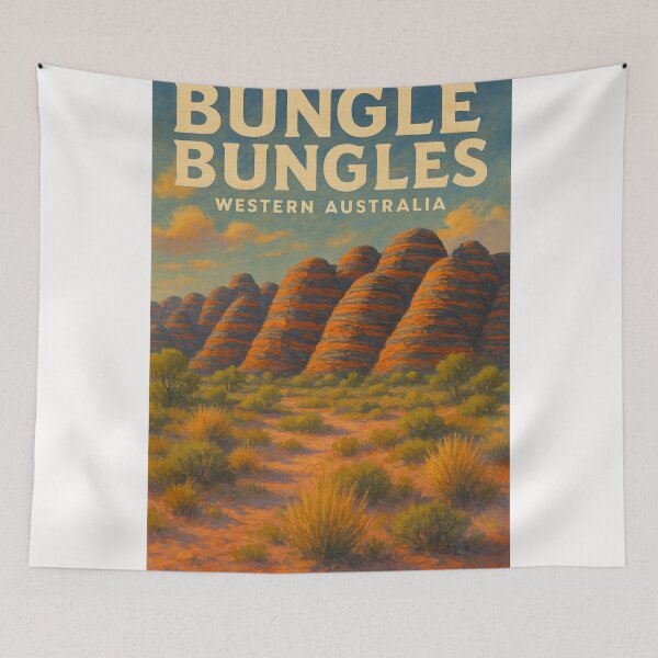 Item preview, Bungle Bungles Western Australia Dome Formations at Sunset designed and sold by Places On Earth.