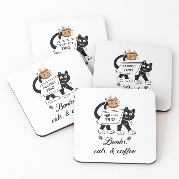 Item preview, Cats Coffee Books designed and sold by CalroStudiio.