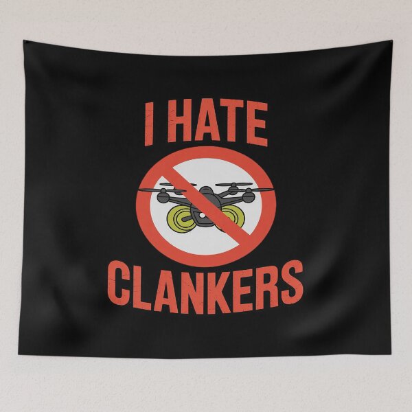 Item preview, I Hate Clankers Funny for Men Women designed and sold by procionartss.