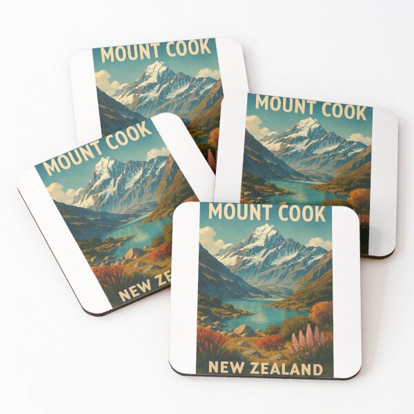 Item preview, Mount Cook New Zealand Southern Alps Landscape designed and sold by Places On Earth.