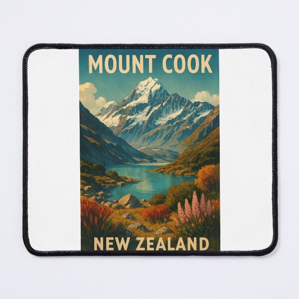 Item preview, Mount Cook New Zealand Southern Alps Landscape designed and sold by Places On Earth.