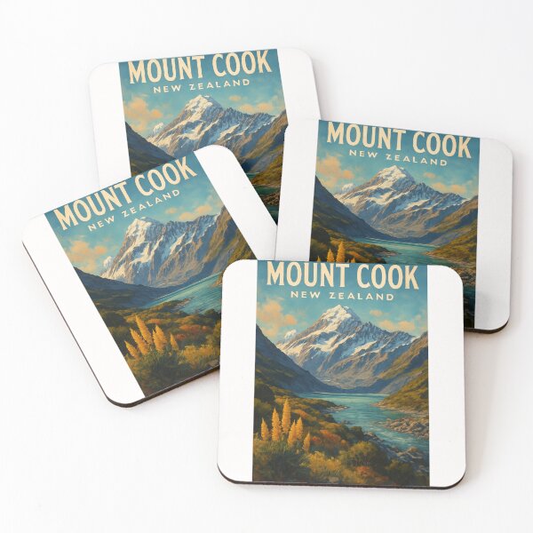 Item preview, Aoraki Mount Cook National Park New Zealand River View designed and sold by Places On Earth.