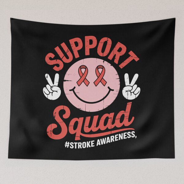 Item preview, Support Squad Stroke Awareness Ribbon designed and sold by tearbytea.