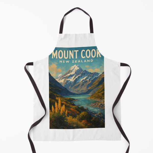 Item preview, Aoraki Mount Cook National Park New Zealand River View designed and sold by Places On Earth.