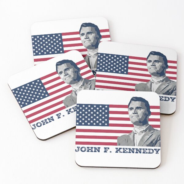 Item preview, John F. Kennedy Retro Pop Art American Flag Poster designed and sold by MB_Artist.