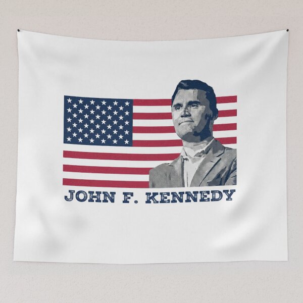 Item preview, John F. Kennedy Retro Pop Art American Flag Poster designed and sold by MB_Artist.