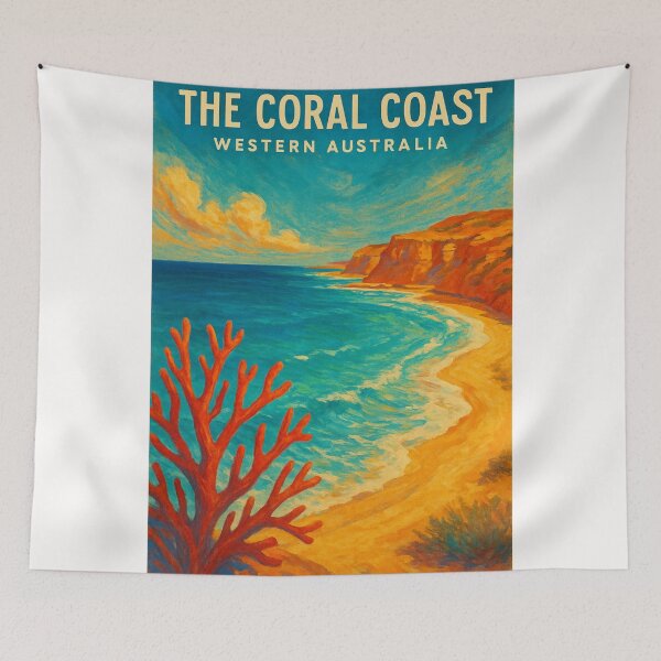 Item preview, Coral Coast Western Australia Ningaloo Reef View designed and sold by Places On Earth.