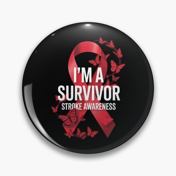Item preview, Survivor Stroke Awareness Ribbon designed and sold by tearbytea.