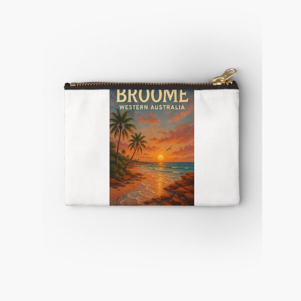 Item preview, Broome Western Australia Palm Trees and Sunset Coast designed and sold by Places On Earth.