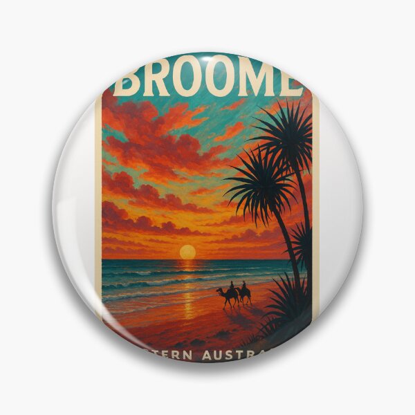 Item preview, Broome Western Australia Camel Ride at Sunset designed and sold by Places On Earth.