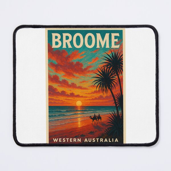 Item preview, Broome Western Australia Camel Ride at Sunset designed and sold by Places On Earth.