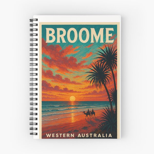Item preview, Broome Western Australia Camel Ride at Sunset designed and sold by Places On Earth.