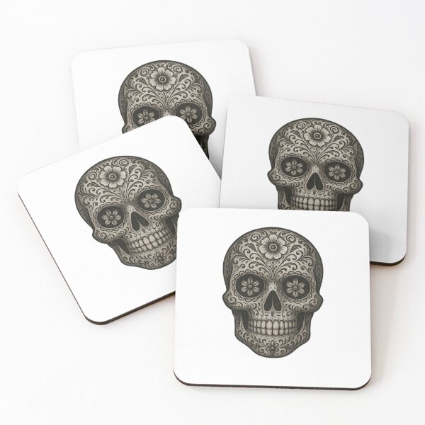 Item preview, Floral Sugar Skull designed and sold by AchimKos.