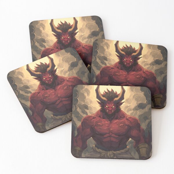 Item preview, The Fierce Red Oni designed and sold by bapupa.