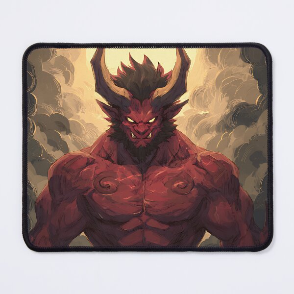 Item preview, The Fierce Red Oni designed and sold by bapupa.