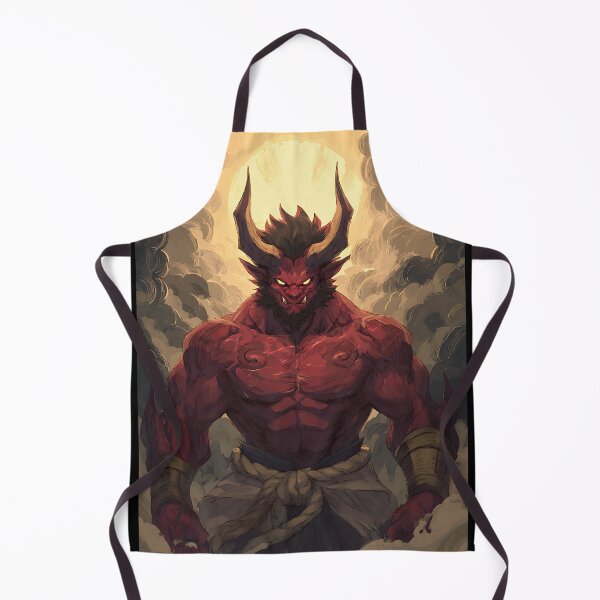 Item preview, The Fierce Red Oni designed and sold by bapupa.