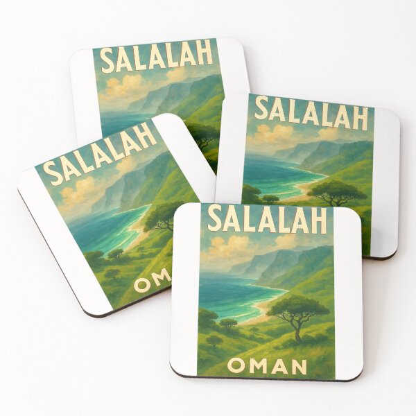 Item preview, Salalah Oman Coastal Highlands and Trees designed and sold by Places On Earth.