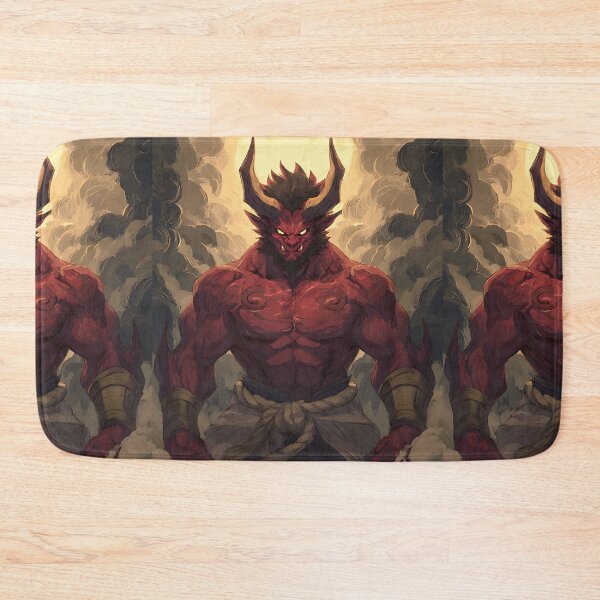 Item preview, The Fierce Red Oni designed and sold by bapupa.