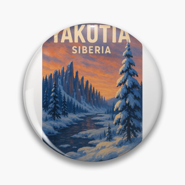 Item preview,  Lena Pillars Winter Sunset – Yakutia, Siberia designed and sold by Places On Earth.