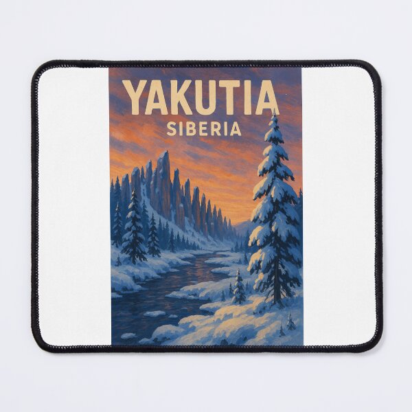 Item preview, Lena Pillars Winter Sunset – Yakutia, Siberia designed and sold by Places On Earth.