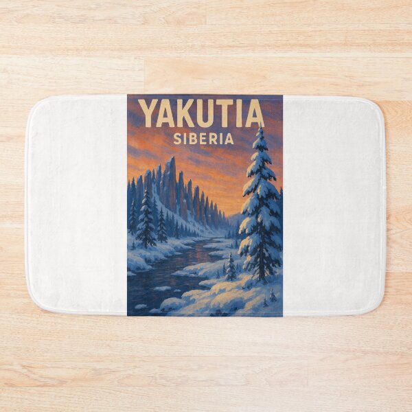 Item preview,  Lena Pillars Winter Sunset – Yakutia, Siberia designed and sold by Places On Earth.