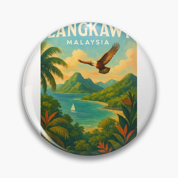Item preview,  Langkawi Island Bay with Brahminy Kite – Malaysia designed and sold by Places On Earth.