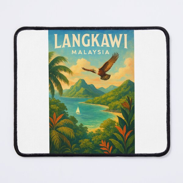Item preview,  Langkawi Island Bay with Brahminy Kite – Malaysia designed and sold by Places On Earth.