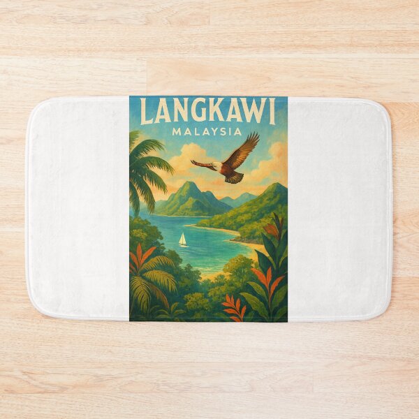 Item preview,  Langkawi Island Bay with Brahminy Kite – Malaysia designed and sold by Places On Earth.