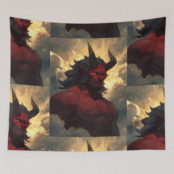 Item preview, The Red Oni of Vengeance designed and sold by bapupa.