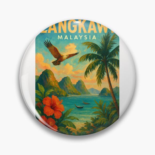 Item preview,  Langkawi Hibiscus Coast with Eagle – Malaysia designed and sold by Places On Earth.