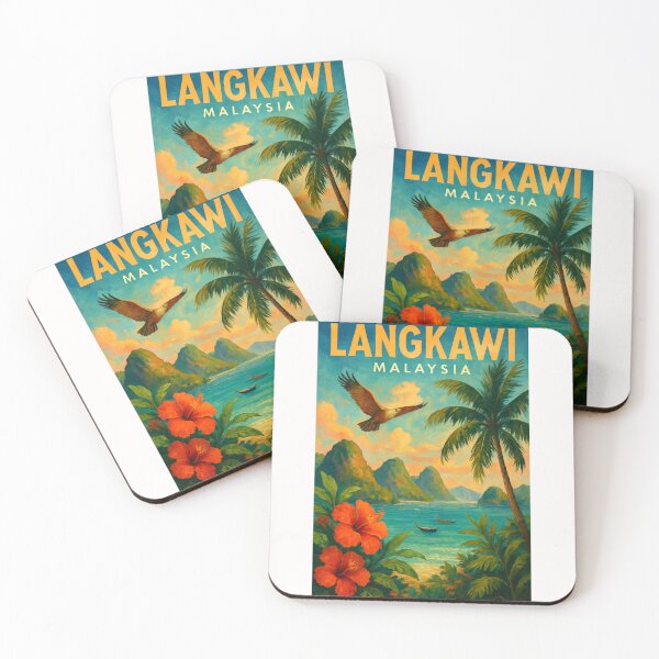 Item preview,  Langkawi Hibiscus Coast with Eagle – Malaysia designed and sold by Places On Earth.