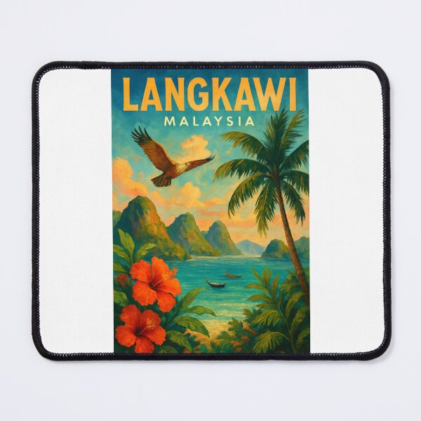 Item preview, Langkawi Hibiscus Coast with Eagle – Malaysia designed and sold by Places On Earth.
