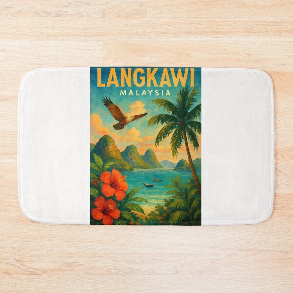 Item preview,  Langkawi Hibiscus Coast with Eagle – Malaysia designed and sold by Places On Earth.
