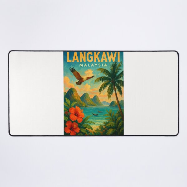 Item preview,  Langkawi Hibiscus Coast with Eagle – Malaysia designed and sold by Places On Earth.