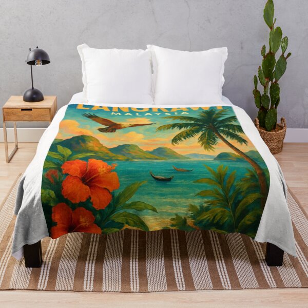 Item preview,  Langkawi Hibiscus Coast with Eagle – Malaysia designed and sold by Places On Earth.