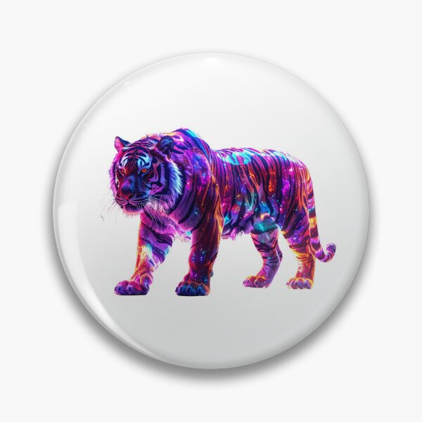 Item preview, Colorful Neon Tiger Art designed and sold by GloriousArtSKD.