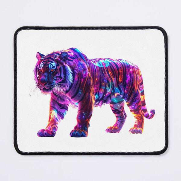 Item preview, Colorful Neon Tiger Art designed and sold by GloriousArtSKD.