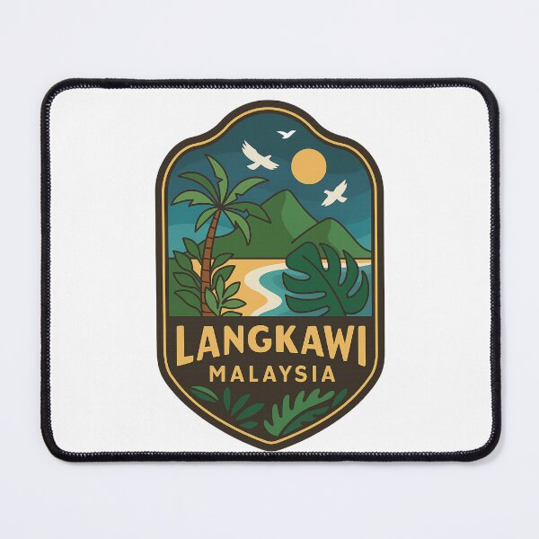 Item preview,  Langkawi Scenic Crest with Tropics and Birds – Malaysia designed and sold by Places On Earth.