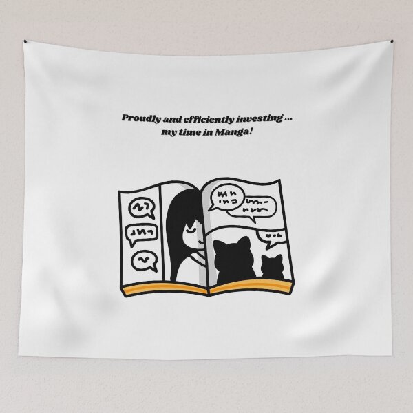 Item preview, Proudly and efficiently investing in Manga - Funny Quote designed and sold by Kouichi1990.