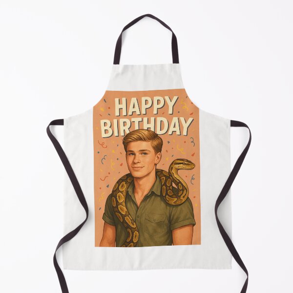 Item preview,  Robert Irwin Happy Birthday Celebration with Snake and Confetti designed and sold by Places On Earth.
