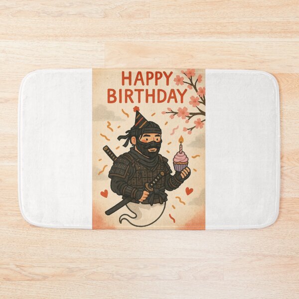 Item preview,  Ghost of Tsushima Birthday Ninja – Happy Birthday Cupcake Celebration designed and sold by Places On Earth.