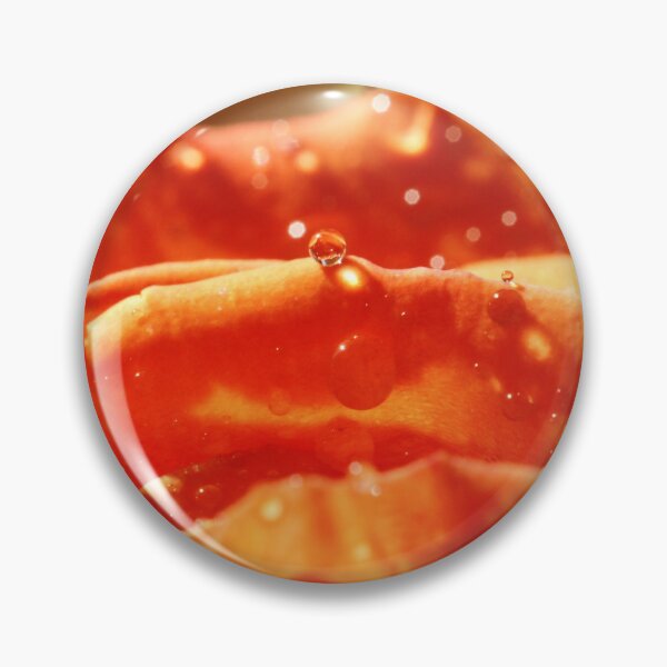 Item preview, Sunkissed Orange Rose - Fiery Floral Macro with Morning Dewdrops designed and sold by Luminari Creations.