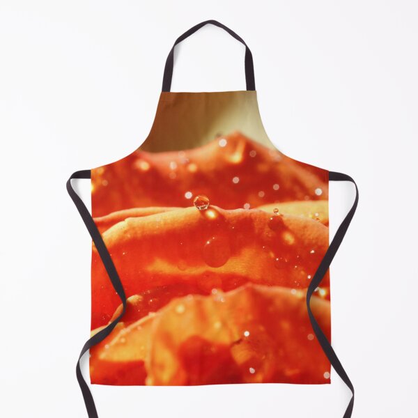 Item preview, Sunkissed Orange Rose - Fiery Floral Macro with Morning Dewdrops designed and sold by Luminari Creations.
