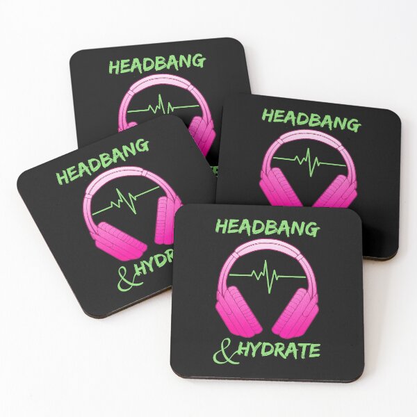Item preview, Headphones | Headbang And Hydrate designed and sold by ObsidianDaz.