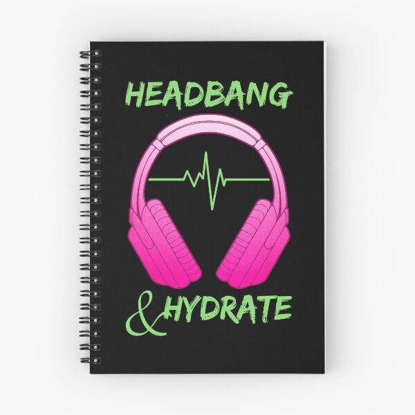 Item preview, Headphones | Headbang And Hydrate designed and sold by ObsidianDaz.