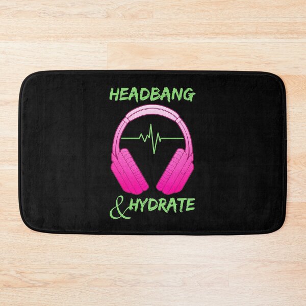 Item preview, Headphones | Headbang And Hydrate designed and sold by ObsidianDaz.
