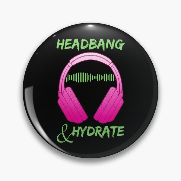 Artikelvorschau, Kopfhörer | Headbangen und hydratisieren entworfen und verkauft von ObsidianDaz.