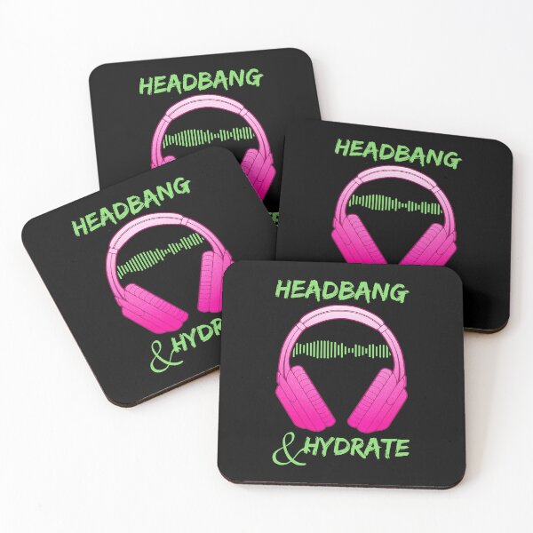 Item preview, Headphones | Headbang And Hydrate designed and sold by ObsidianDaz.
