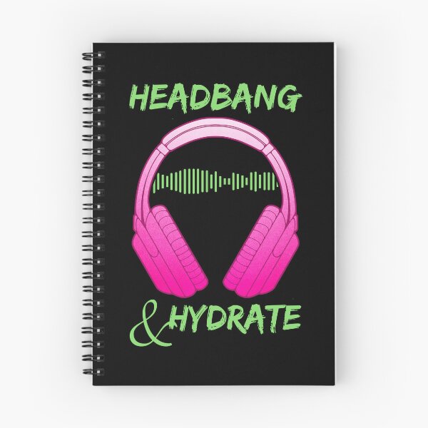Item preview, Headphones | Headbang And Hydrate designed and sold by ObsidianDaz.